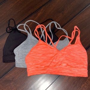 Lot of 3 Old Navy Active Sports Bras
